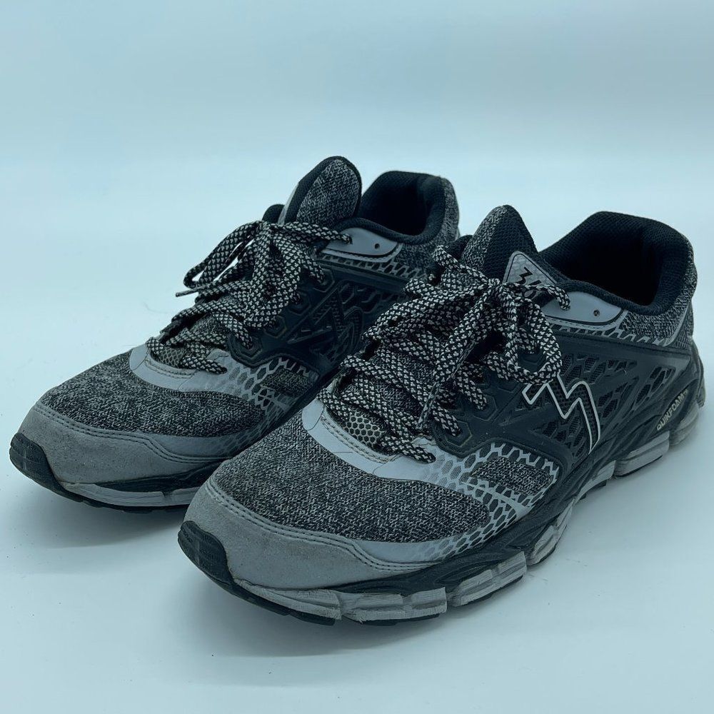 361 Degrees Santiago Mens Running Sneakers Shoes Black Grey Size 9 - Picture 2 of 4